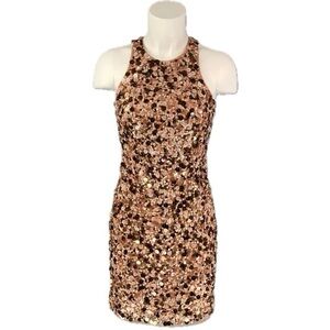 NWT! Aidan Mattox hand beaded dress with sequins